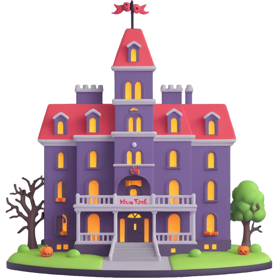 haunted hotel emoji