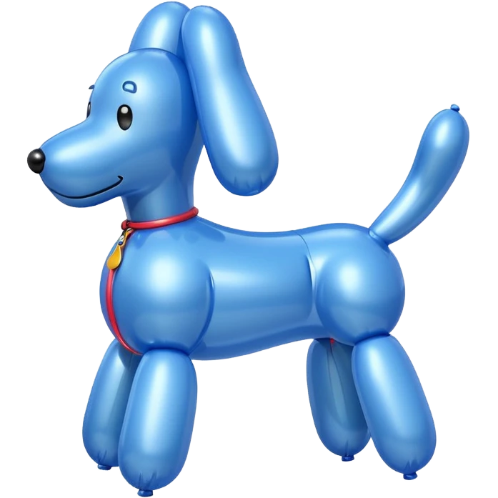 blue balloon dog emoji