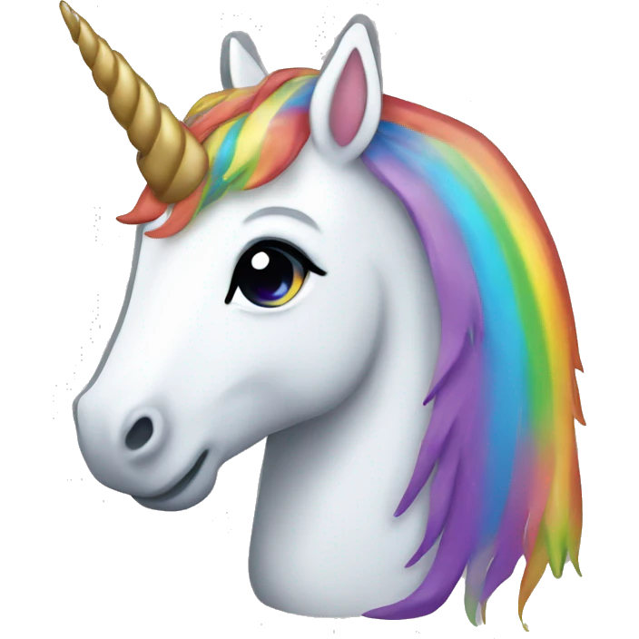 unicorn rainbow sticker emoji
