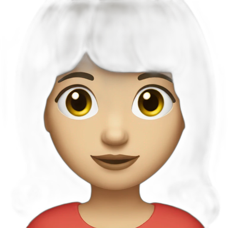 Girl-medium-hair-brunette-and-car-fiat-500-verde emoji