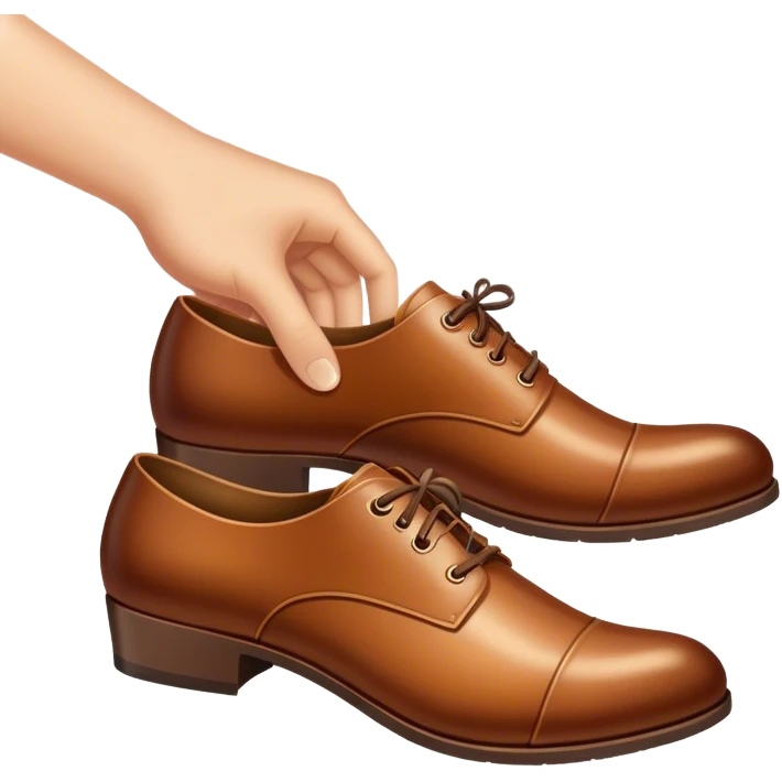 Shoe shine emoji