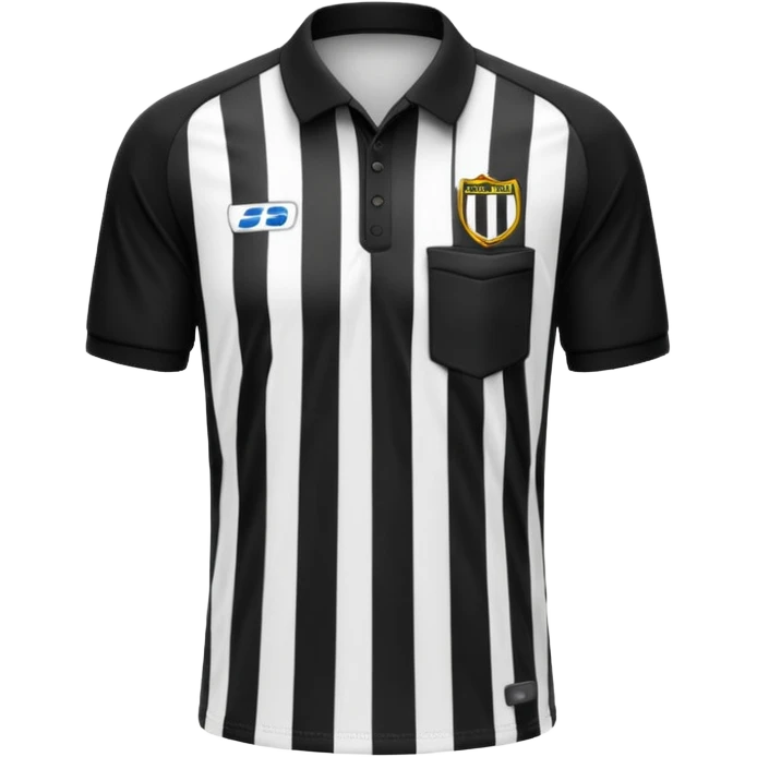 soccer refere jersey emoji