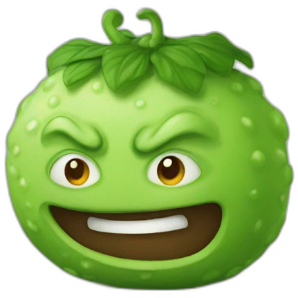 evil wasabi emoji