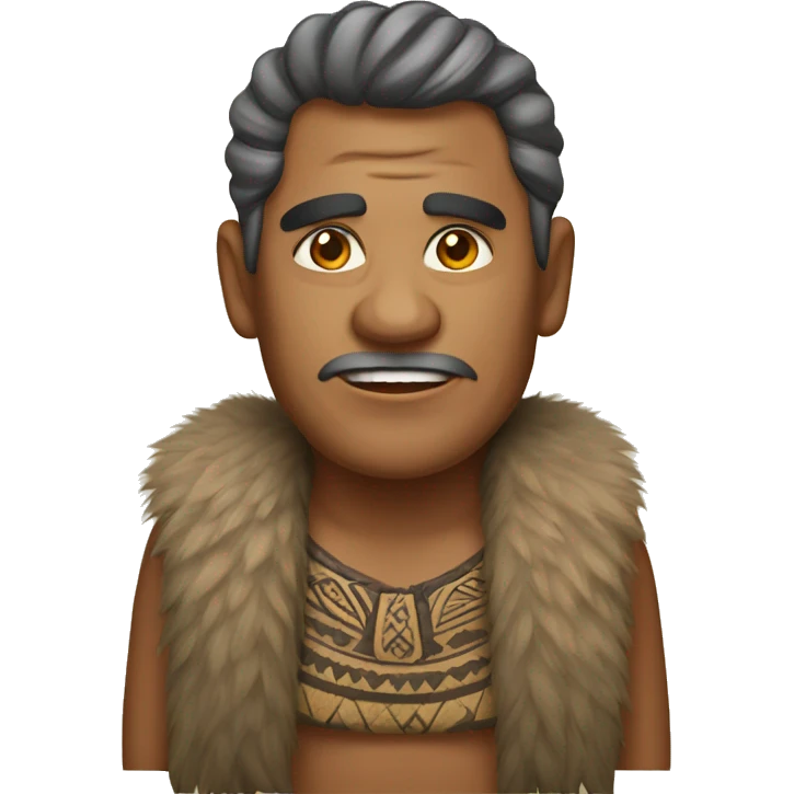 A maori man  emoji