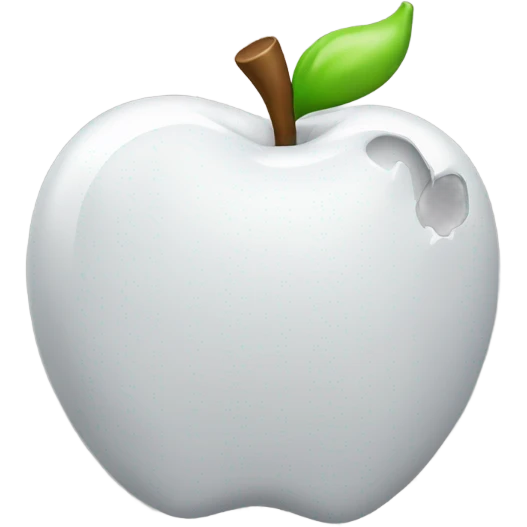 3d speech balloon apple emoji style blank emoji