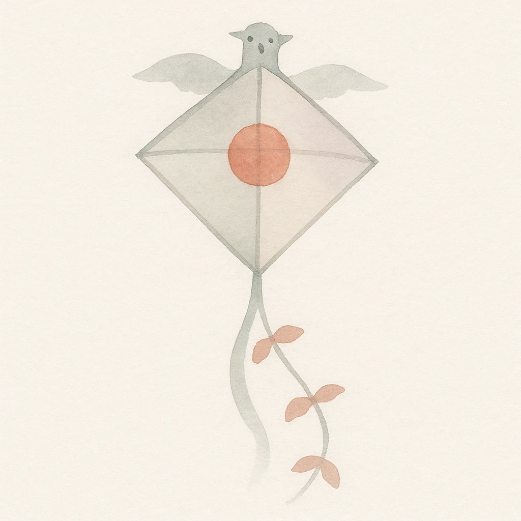 Chinese kite emoji