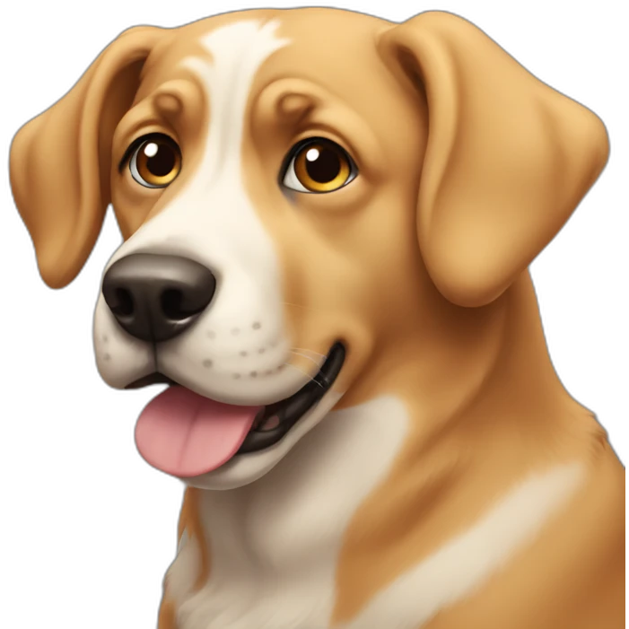 dog thinking emoji