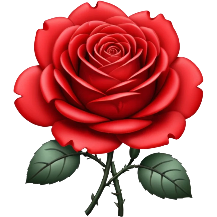 metalrose, without green leaves, just flower emoji