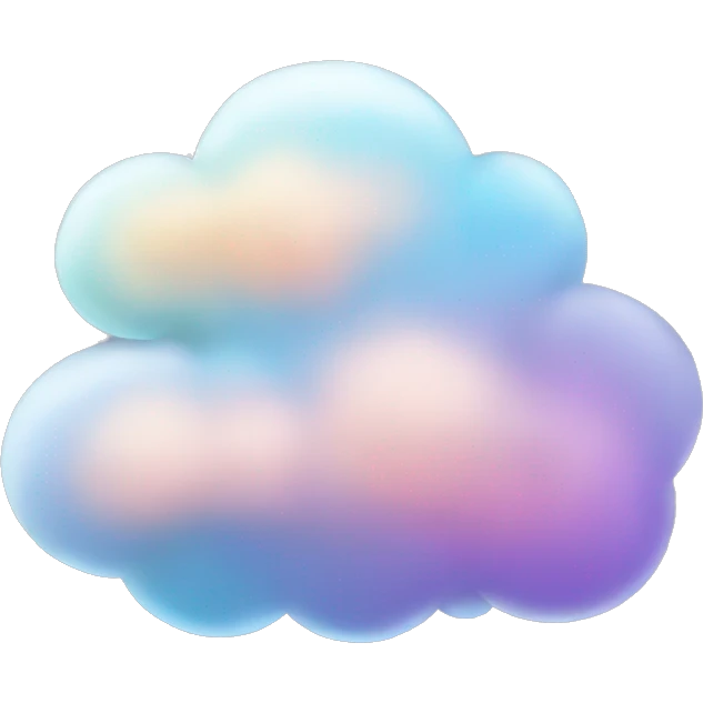 Nubes de colores  emoji