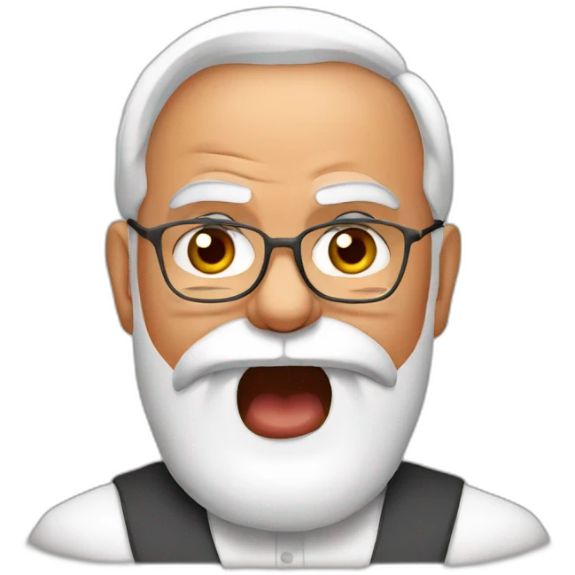 Angry Narendra Modi emoji