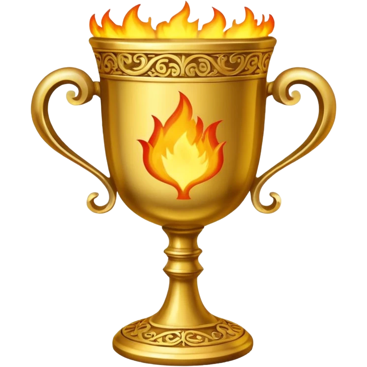 The goblet of Fire ￼ emoji