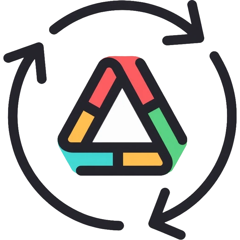 recycle symbol with arrows in a circle emoji