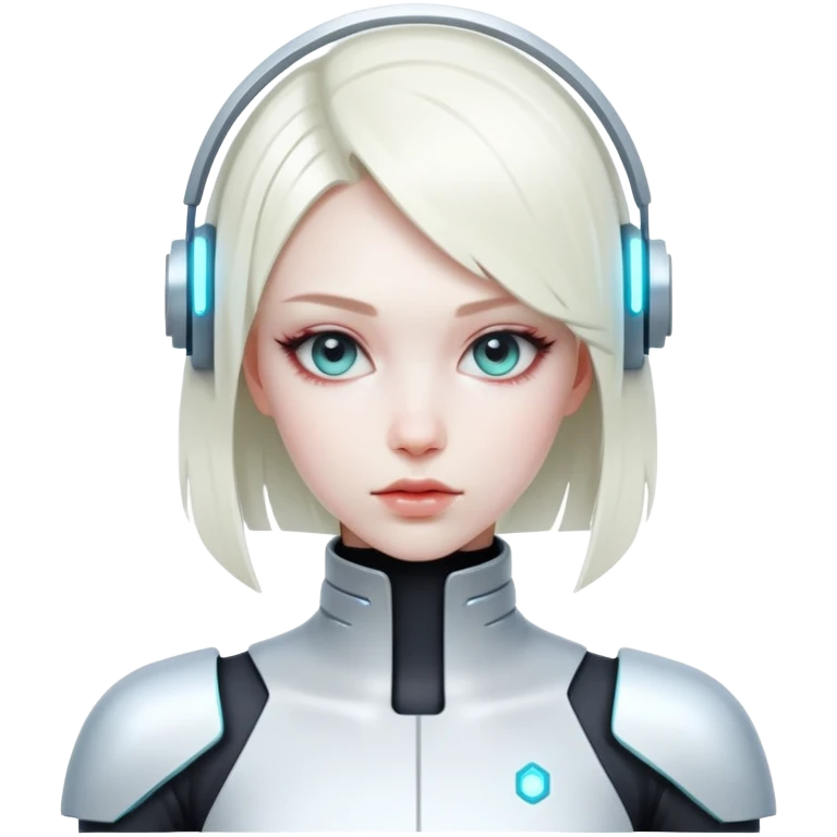 Cyber girl emoji