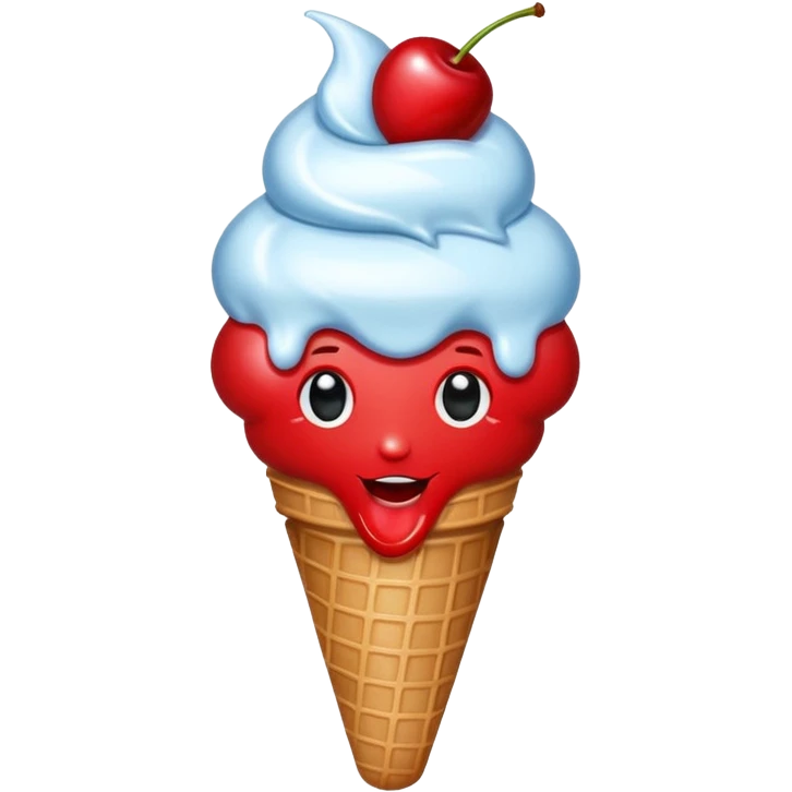 Eis mit kirsche emoji