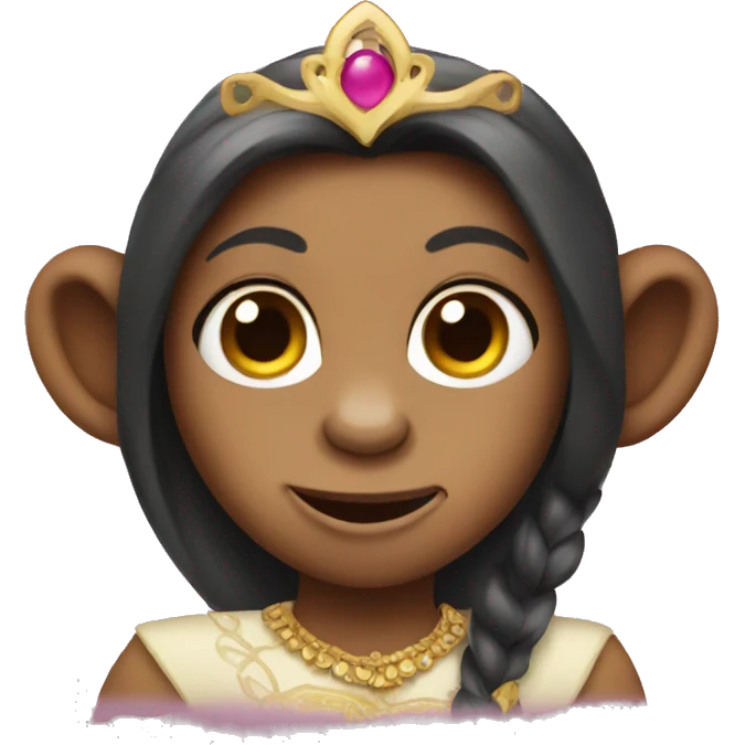 monkey princess  emoji