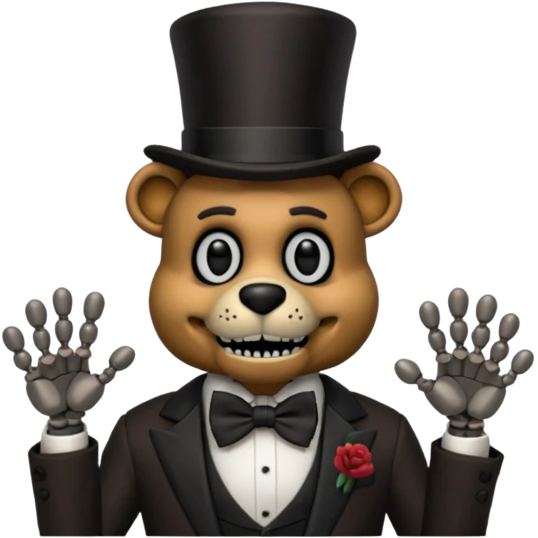 Freddy Fazbear from Five Nights At Freddy's Moive emoji