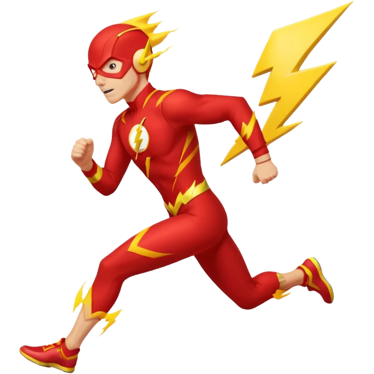Flash man running  emoji