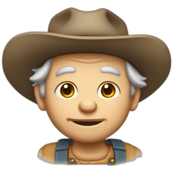 cute old hillbilly emoji