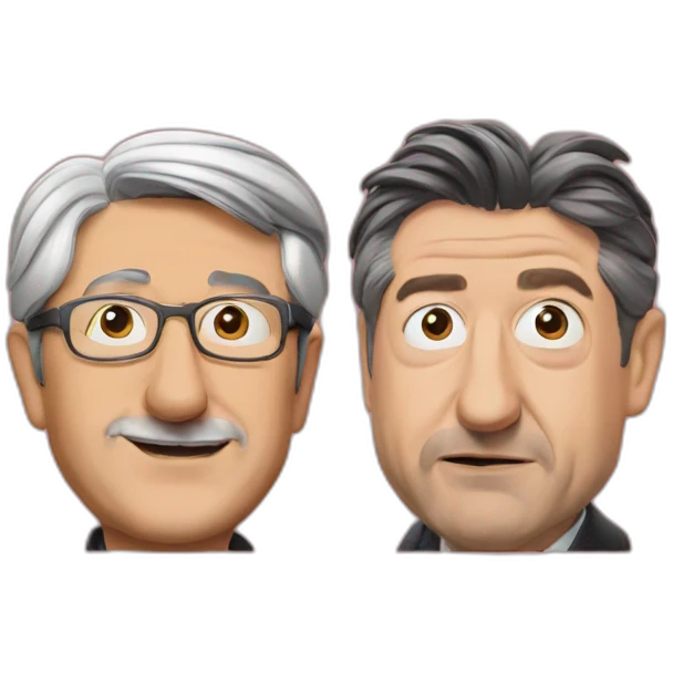 Melenchon Versus Lepen emoji