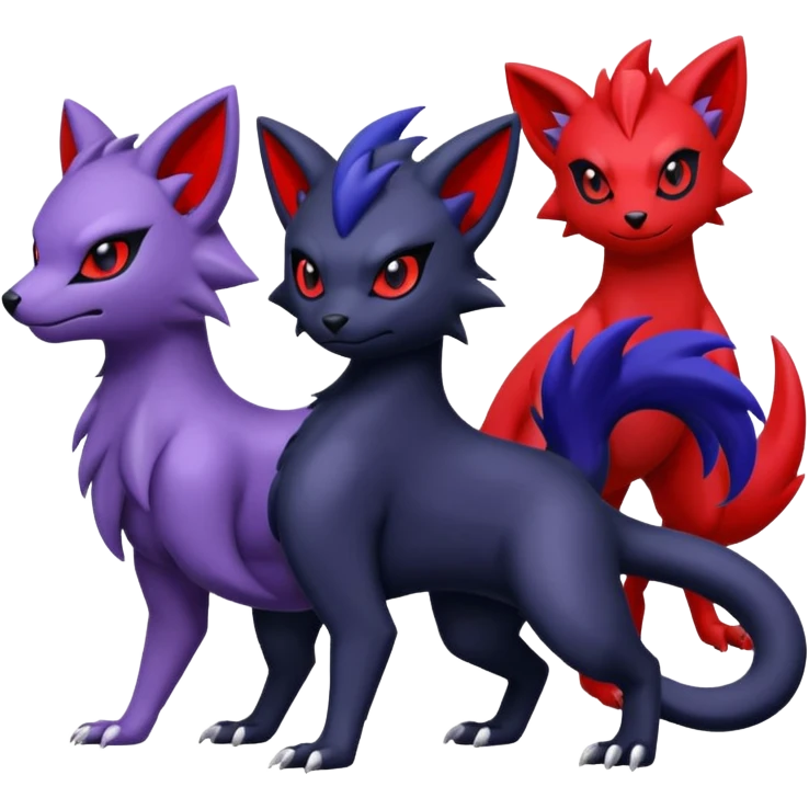 Zorua-Absol-Salandit-fusion emoji