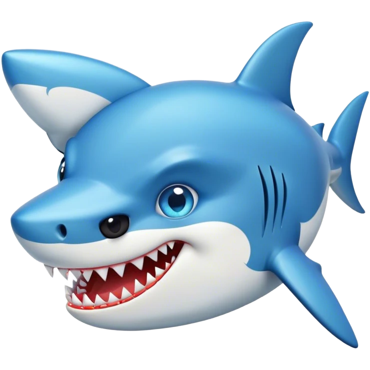 shark dog emoji