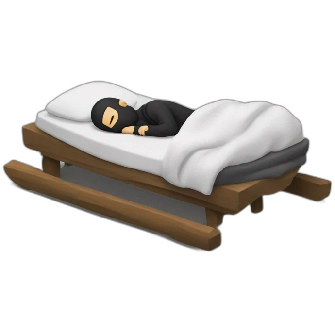 Ninja sleeping emoji