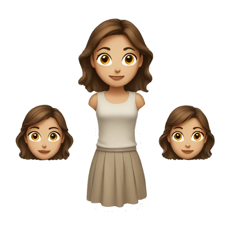 brown haired girl emoji