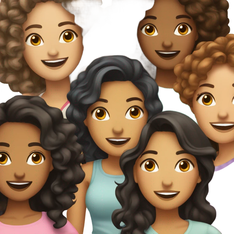 Latina polycule emoji