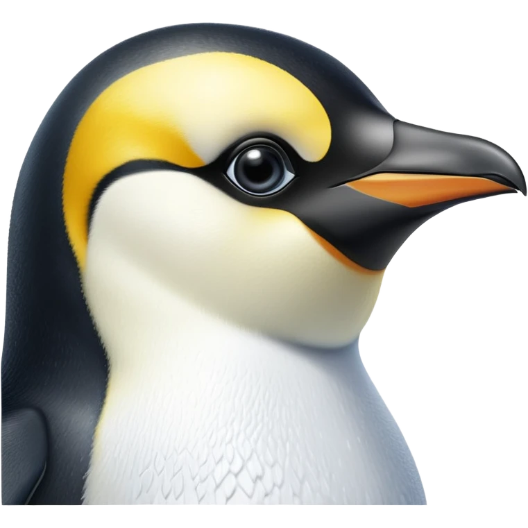 cinematic-adult-emperor-penguin-portrait-emoji,-head-tilted-playfully-and-inquisitively,-with-glossy,-pristine-plumage-accented-by-a-bright-beak-and-round,-sparkling-eyes-filled-with-curiosity,-simplified-yet-irresistibly-adorable-features,  emoji