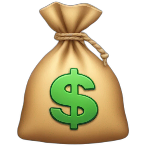 Money bag emoji