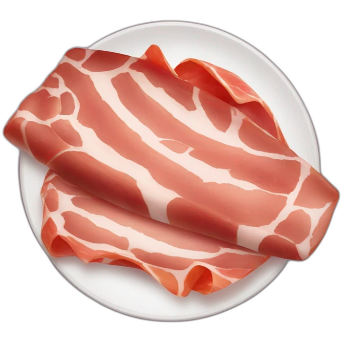 plate of jamon emoji