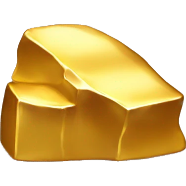 piece of gold emoji