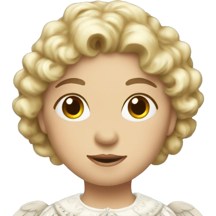 Victorian Christmas Angel emoji