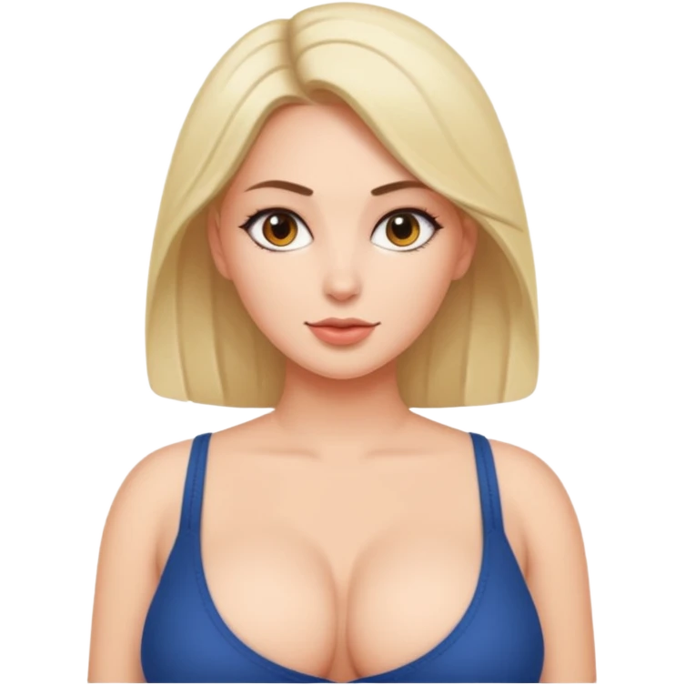 👱‍♀️visible big boobs emoji