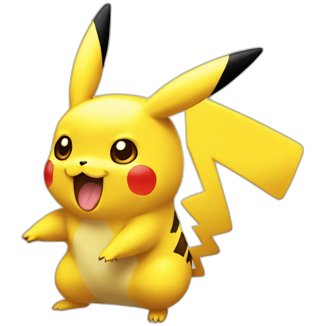 pikachu enflamée emoji