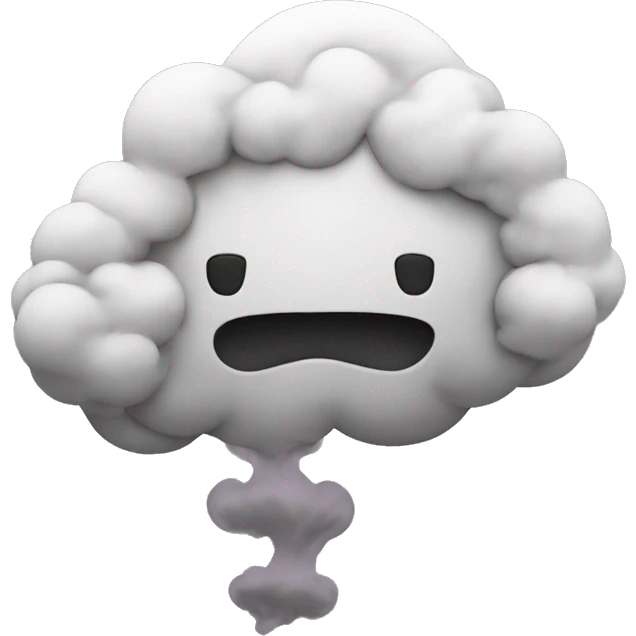 hello kitty smoke cloud  emoji