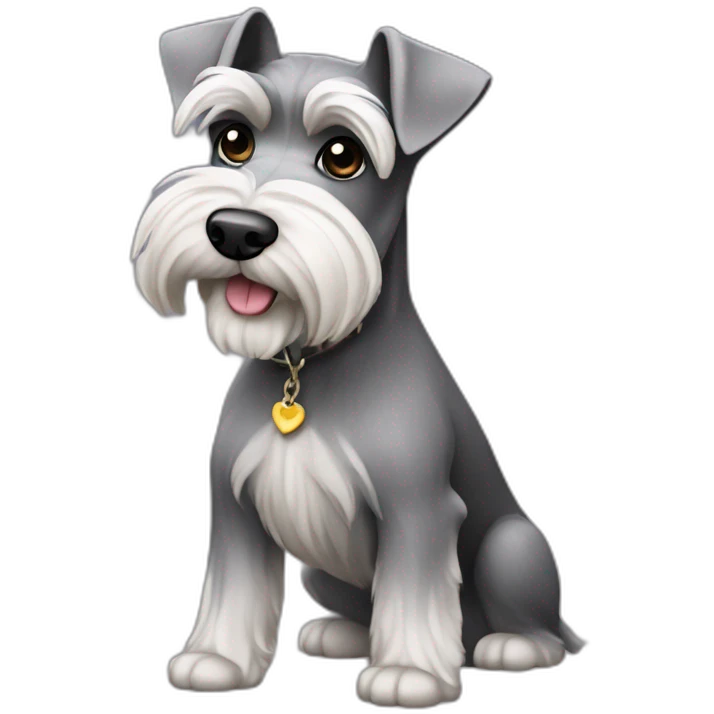 miniature schnauzer emoji