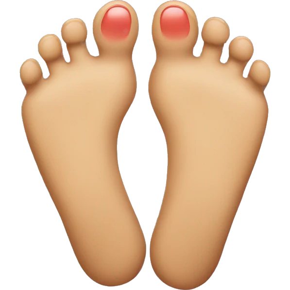 Emoji with toes emoji