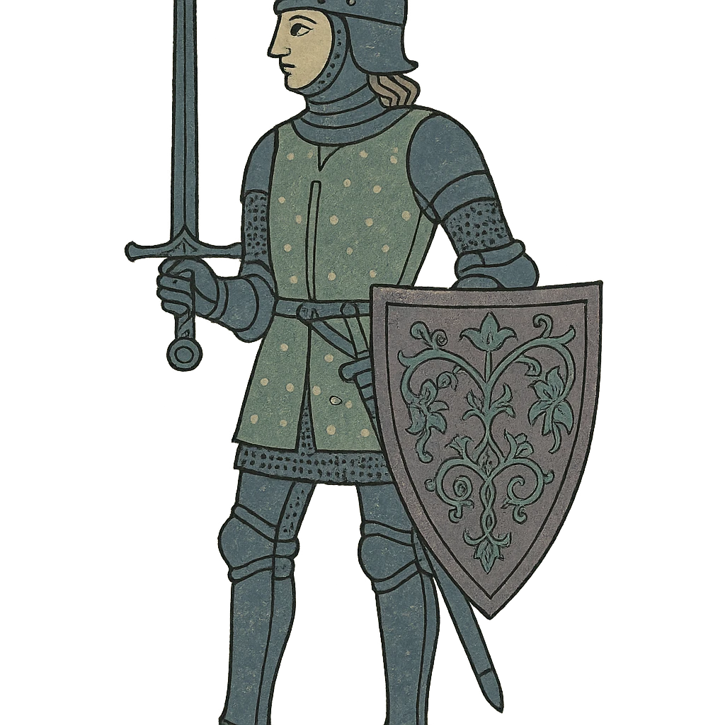 knight in a armor emoji