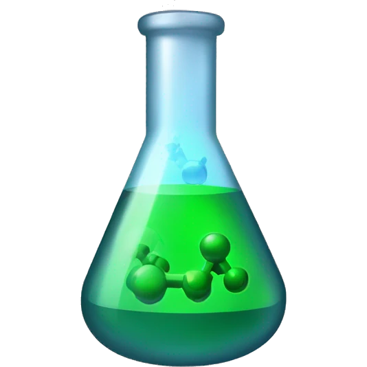 Chemicals being made in a lab emoji