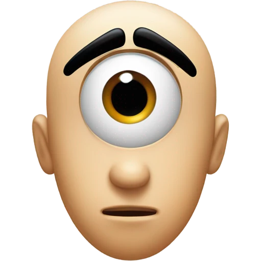 One eyebrow lift emoji
