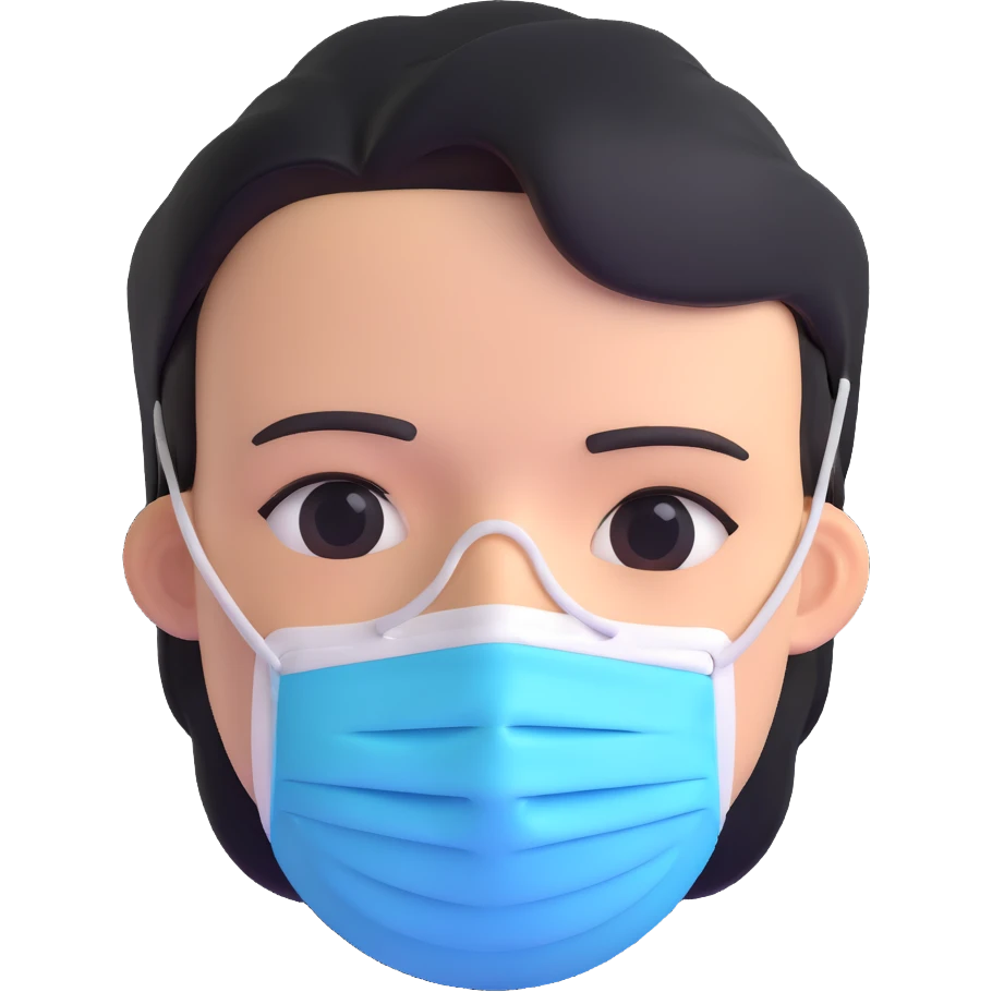 face with medical mask emoji