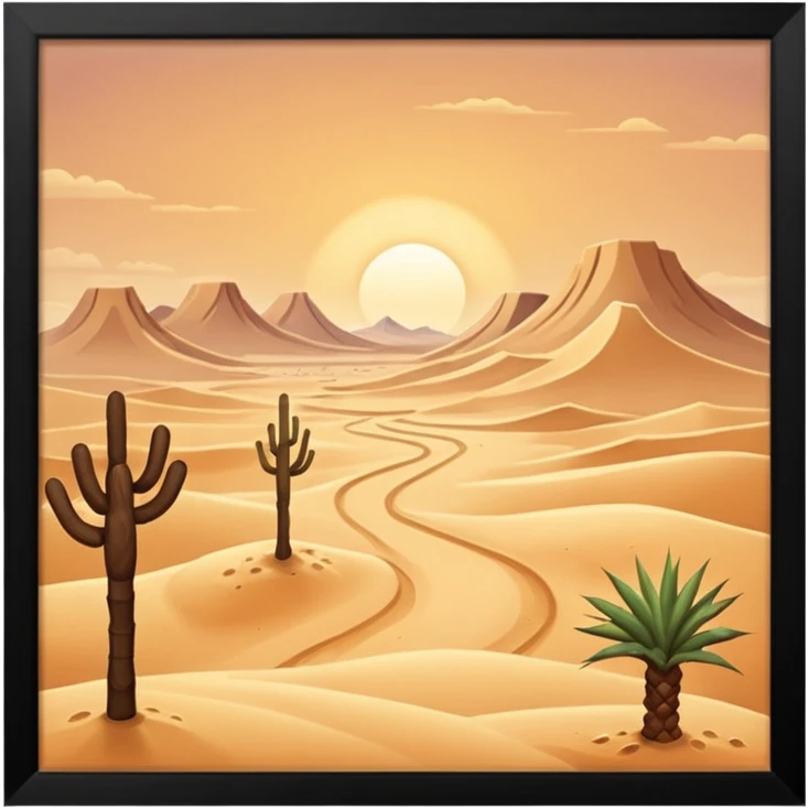 Hot Desert emoji