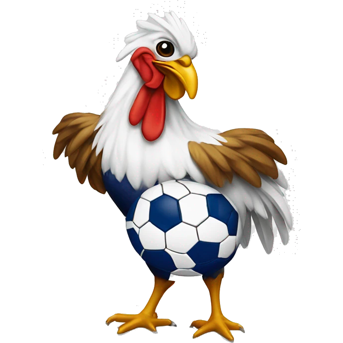 U.S.A. soccer player chicken emoji