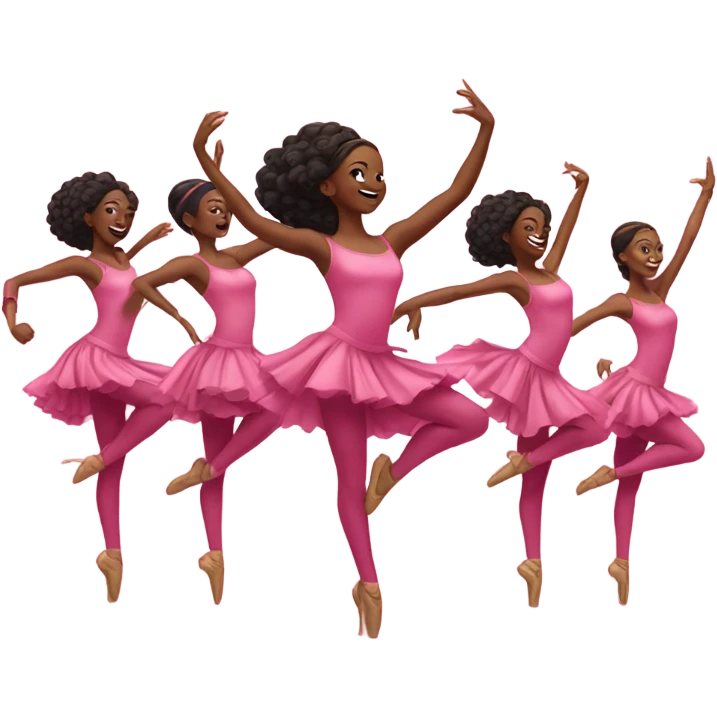 Pink dancers emoji