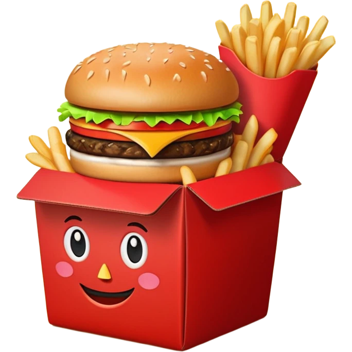 Happy meal emoji