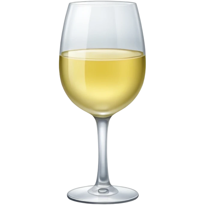 glass of white wine  emoji