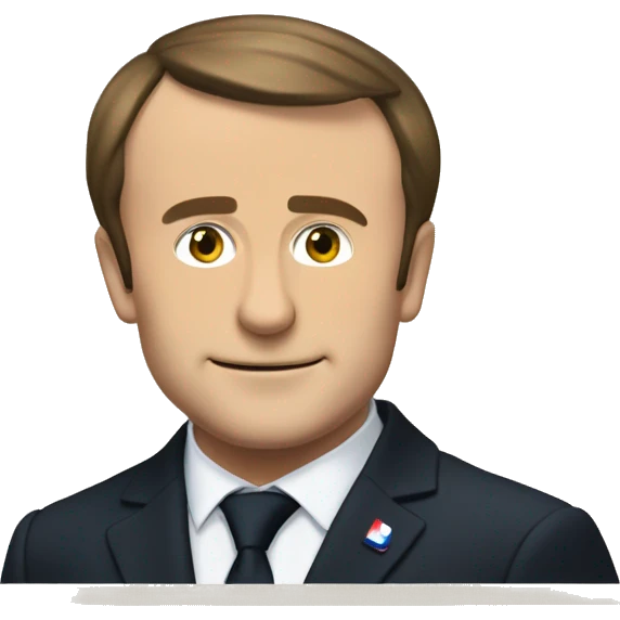 Macron sur un tatami  emoji