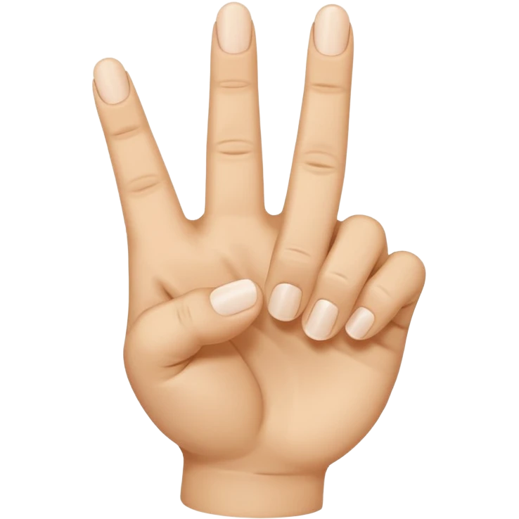 Smiling middle finger emoji