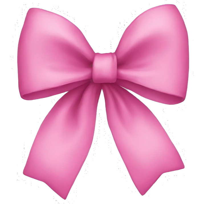 Pink bow emoji